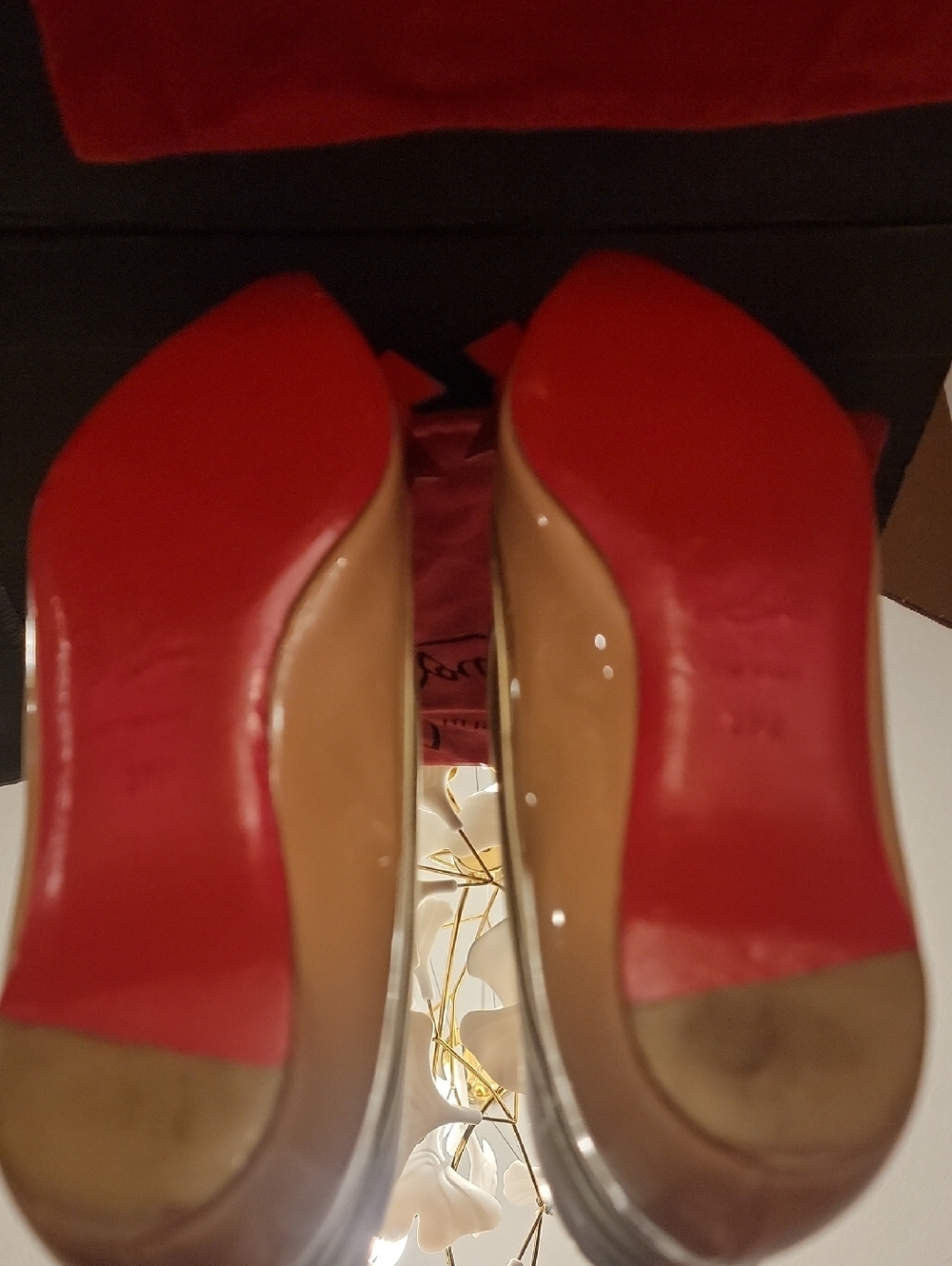 Christian Louboutin Suspenado Flats Sz37.5 - Picture 8 of 12